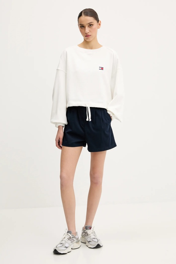 Kratke hlače Tommy Jeans DW0DW21643 mornarsko plava SS25