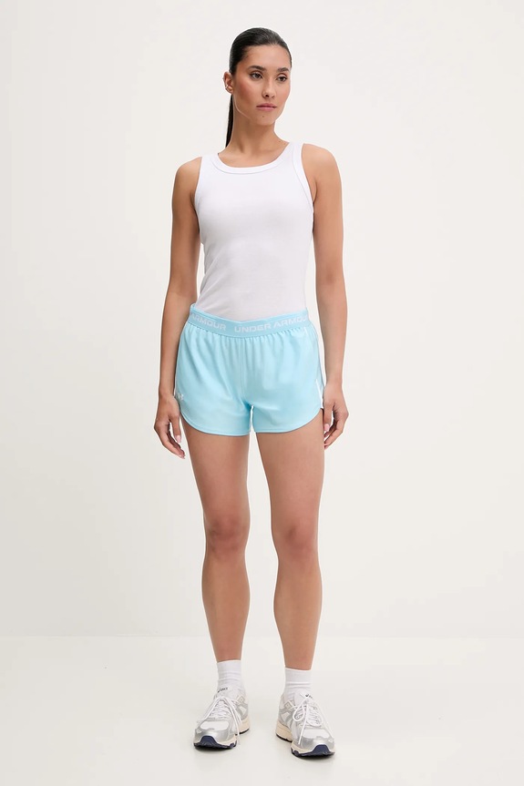 Under Armour γυναικεία σορτς αθλητικό Tech Play 1389882 μπλε SS26