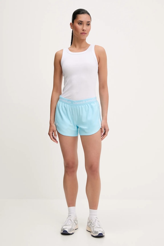 Under Armour γυναικεία σορτς αθλητικό Tech Play 1389882 μπλε SS26