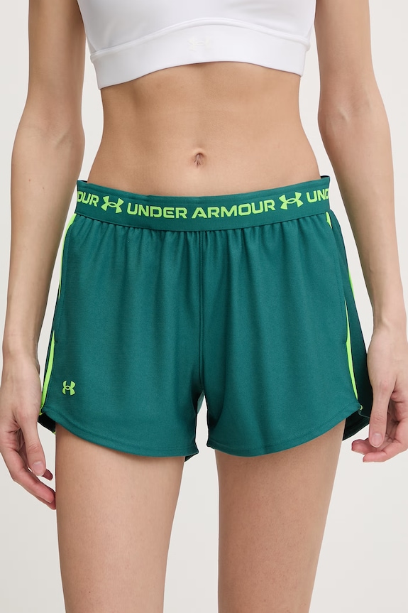 Under Armour Σορτς αθλητικά γυναικεία Tech Play πράσινο 1389882