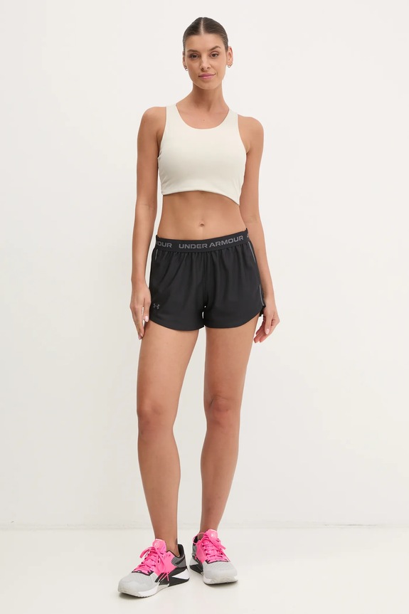 Under Armour αθλητικά σορτς Γυναικεία Tech Play 1389882 μαύρο SS26