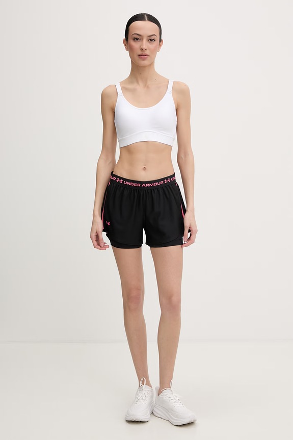 Under Armour σορτς αθλητικά γυναικεία Tech Play 1389895 μαύρο SS26