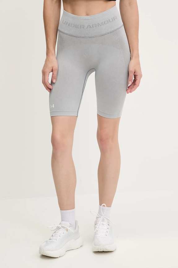 Under Armour szorty treningowe Vanish Seamless z elastanem szary 1388115