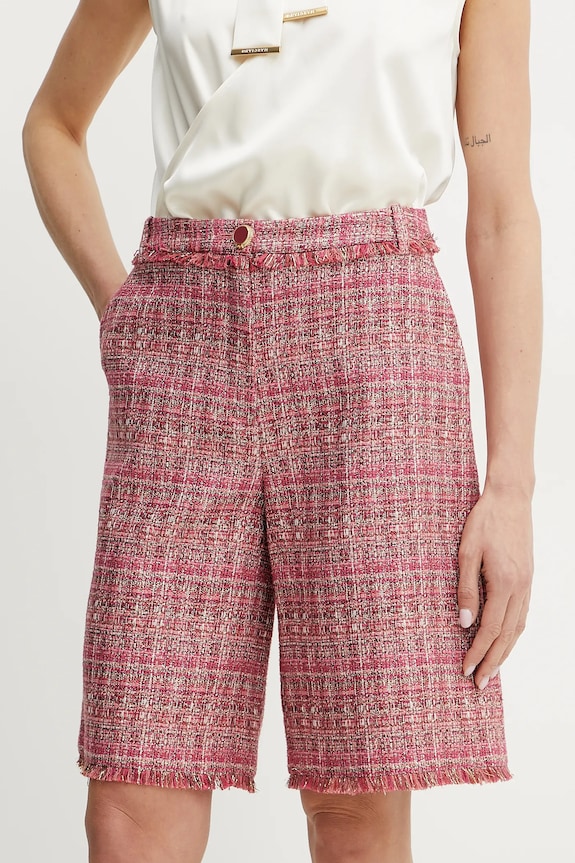 Marciano by Guess pantaloni scurți CLAUDIA panza roz 5GGD33.7302A