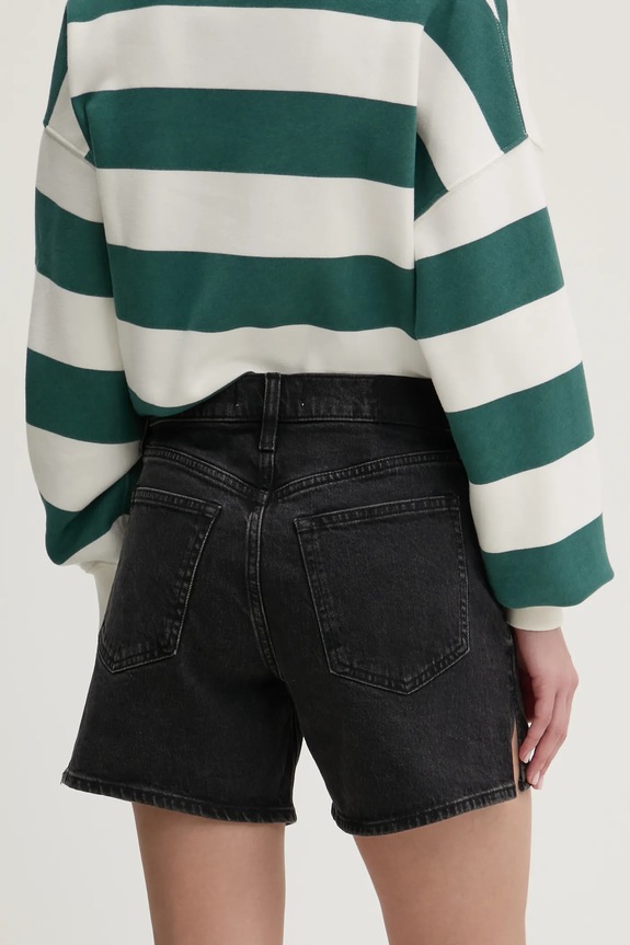 Odzież Abercrombie & Fitch szorty jeansowe KI149.5012.975 czarny