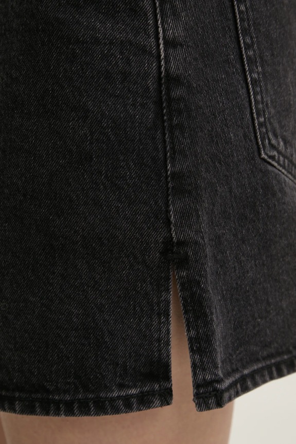 Abercrombie & Fitch szorty jeansowe czarny KI149.5012.975