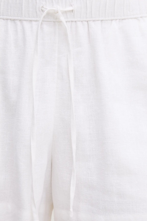 Abercrombie & Fitch vászon rövidnadrág fehér KI149.5187.100