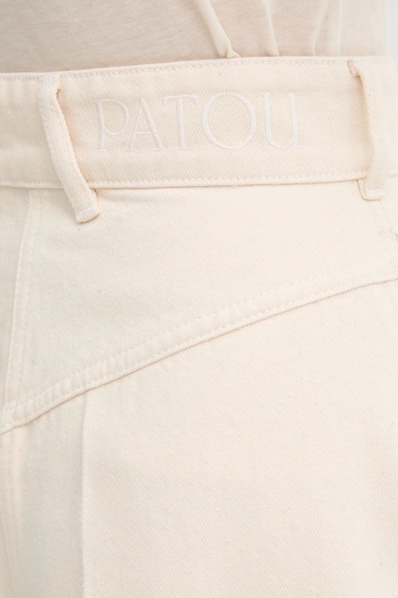 Patou pantaloni scurti jeans bej TR0520178