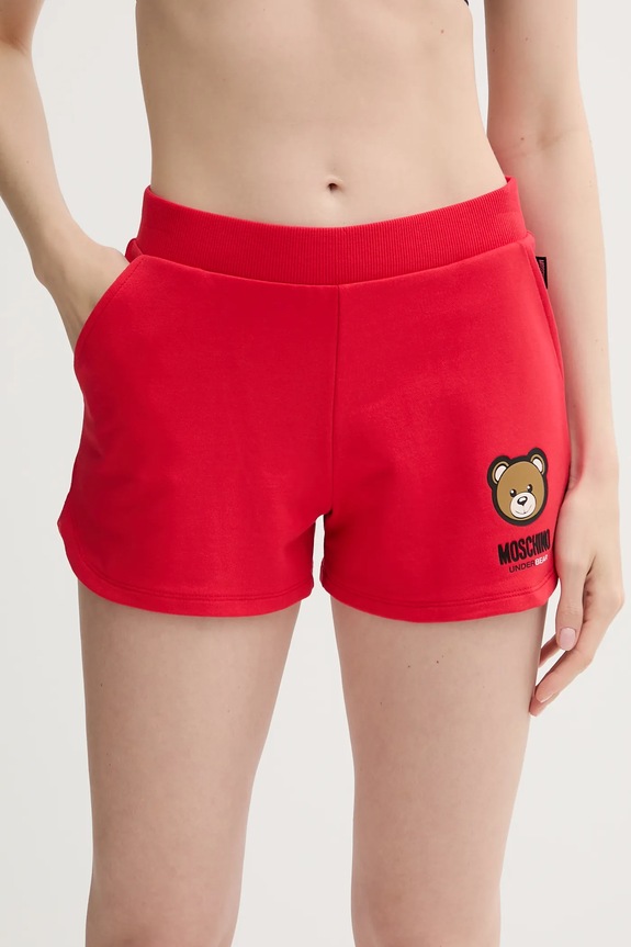 Šortky Moschino Underwear s elastanom červená 6801.4409