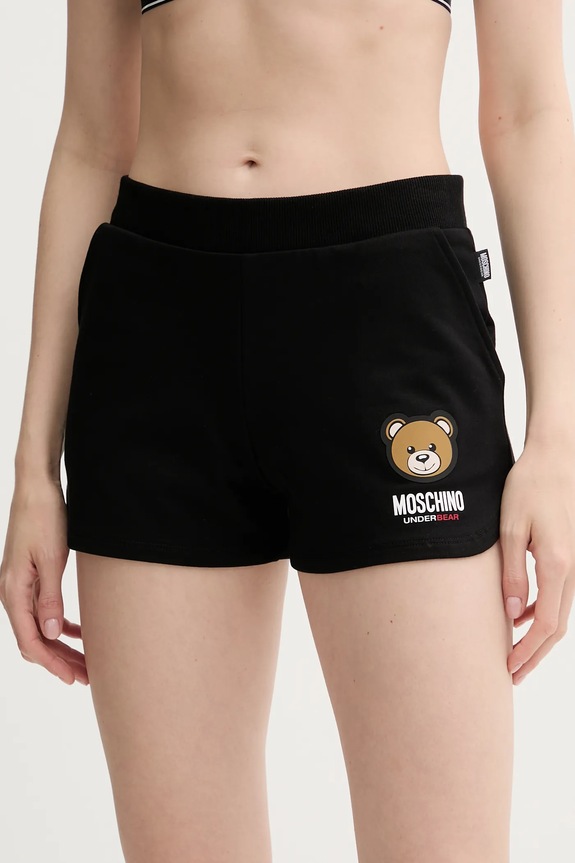 Šortky Moschino Underwear s elastanom čierna 6801.4409