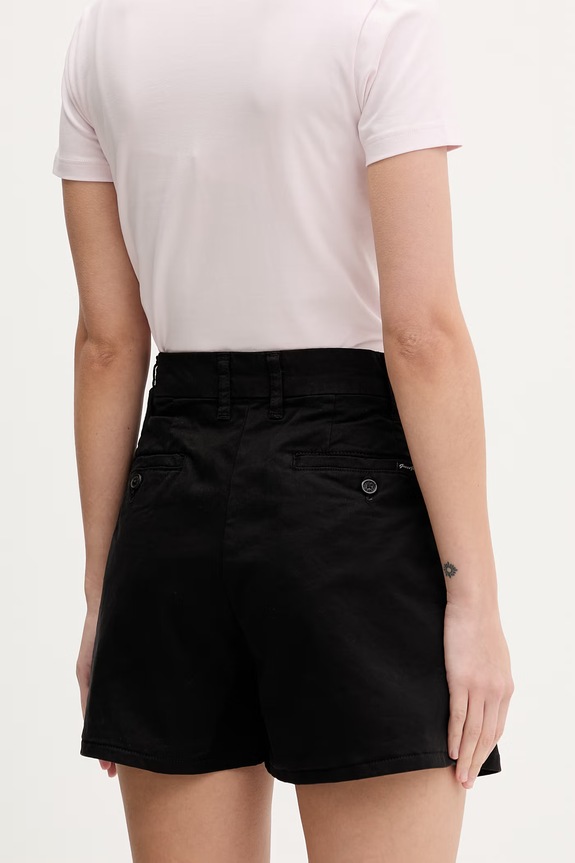 Îmbrăcăminte Guess Jeans pantaloni scurți W5GD1U.WGB51 negru