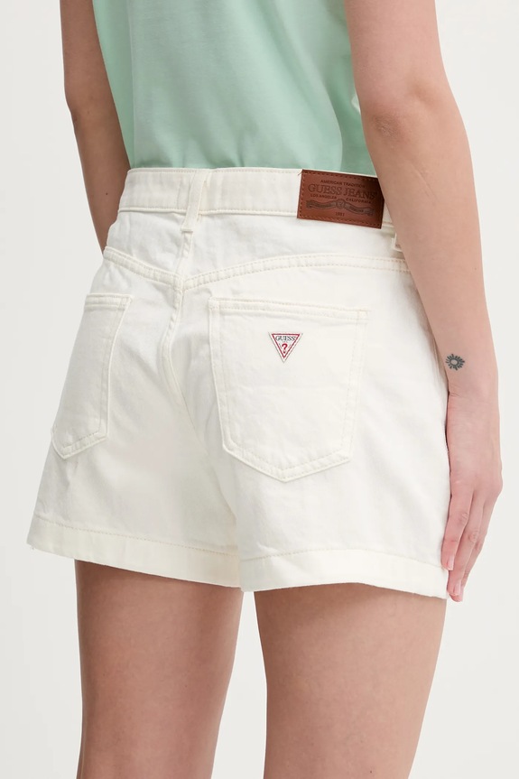 Oblečenie Rifľové krátke nohavice Guess Jeans W5GD0S.D5M62 béžová