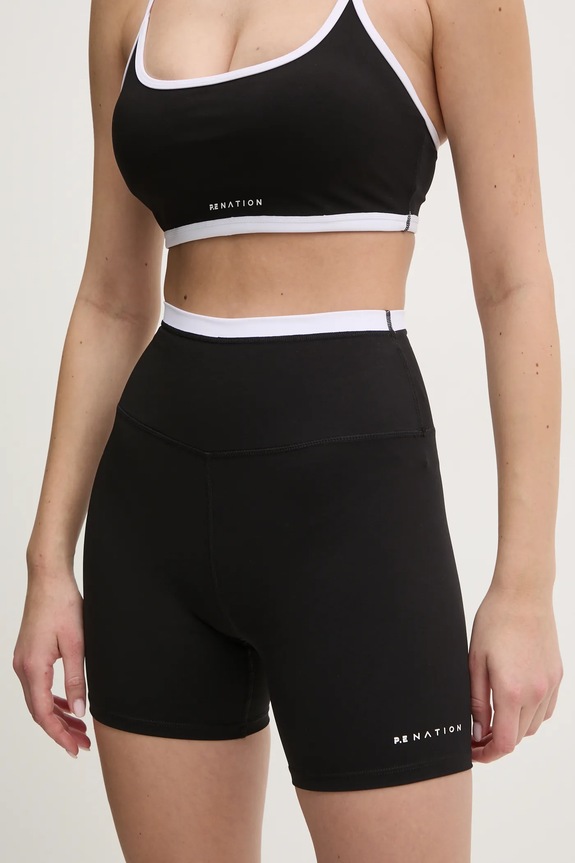 Σορτς P.E Nation Stellar με ελαστάν μαύρο 251S187