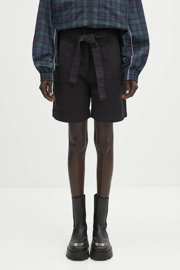 Napapijri linen shorts N-Nice others black NP0A4IEX9411