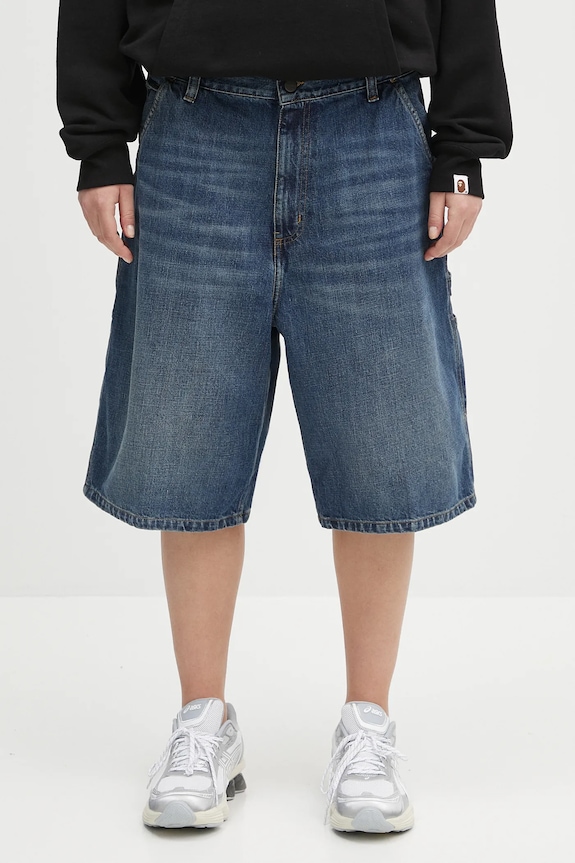 Carhartt WIP pantaloncini di jeans Brandon Single Knee Short altri blu I034875.014L