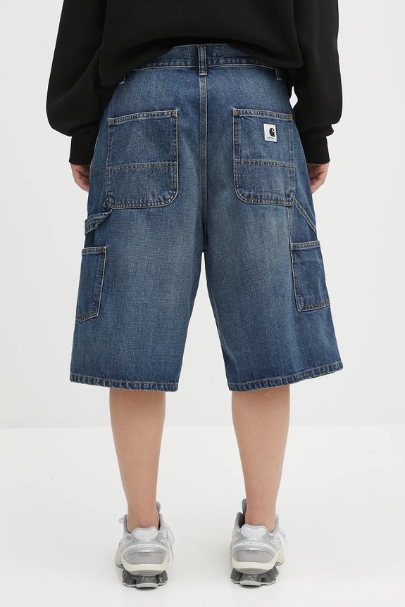 Abbigliamento Carhartt WIP pantaloncini di jeans Brandon Single Knee Short I034875.014L blu