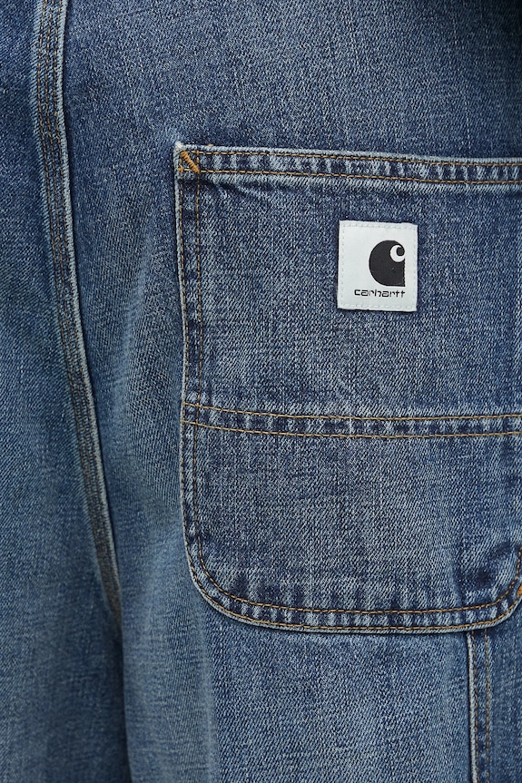 Carhartt WIP pantaloncini di jeans Brandon Single Knee Short blu I034875.014L