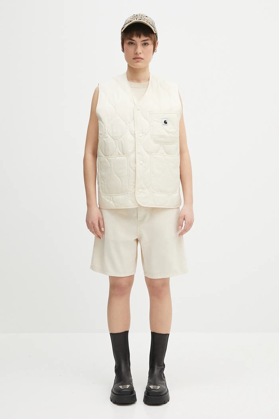 Carhartt WIP denim shorts Drewe Short I034834.502 beige