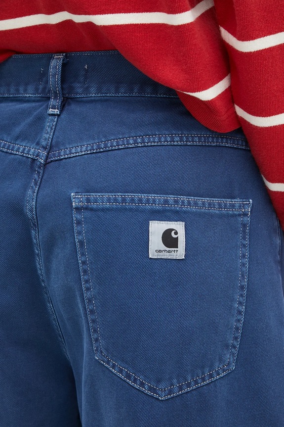 Oblečení Džínové šortky Carhartt WIP Brandon Short I034839.E74J námořnická modř