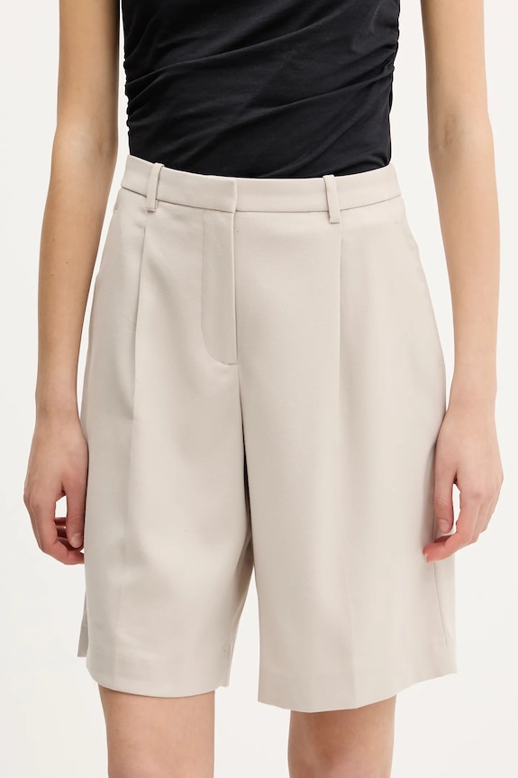 Σορτς Abercrombie & Fitch ψηλή μπεζ KI149.5182.132