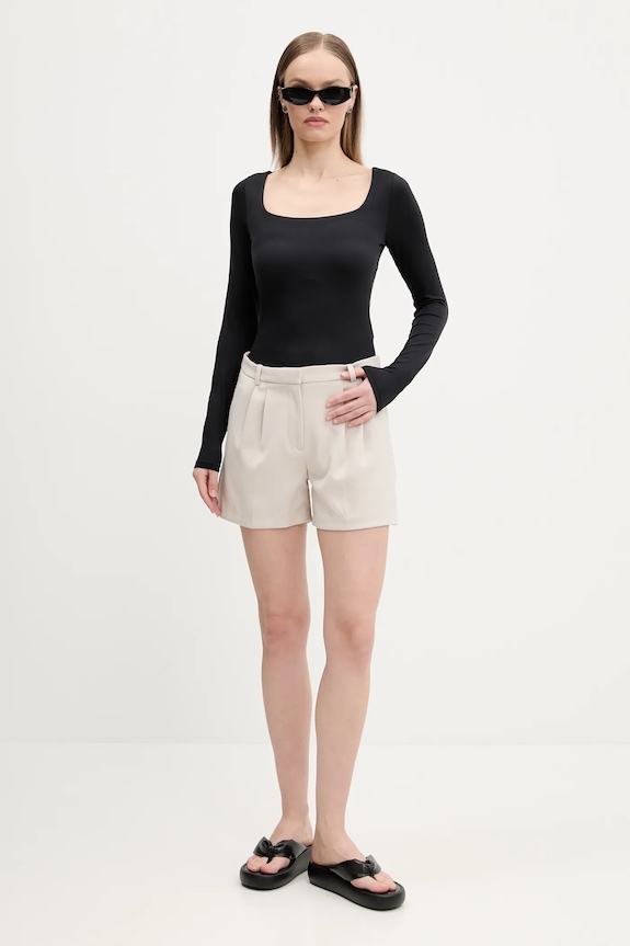 Σορτς Abercrombie & Fitch KI149.5214.125 μπεζ SS25