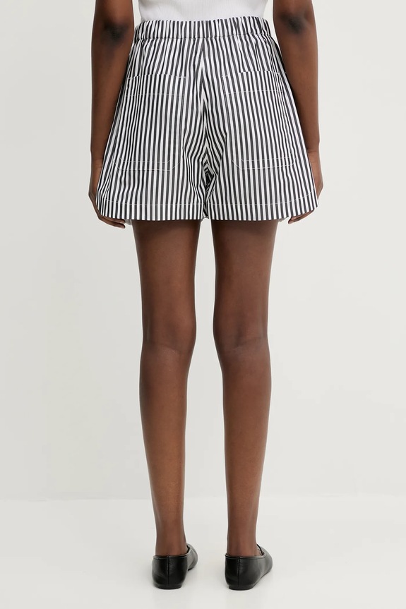 Ρούχα Βαμβακερό σορτσάκι Sportmax Muscari 2512141042600 μαύρο