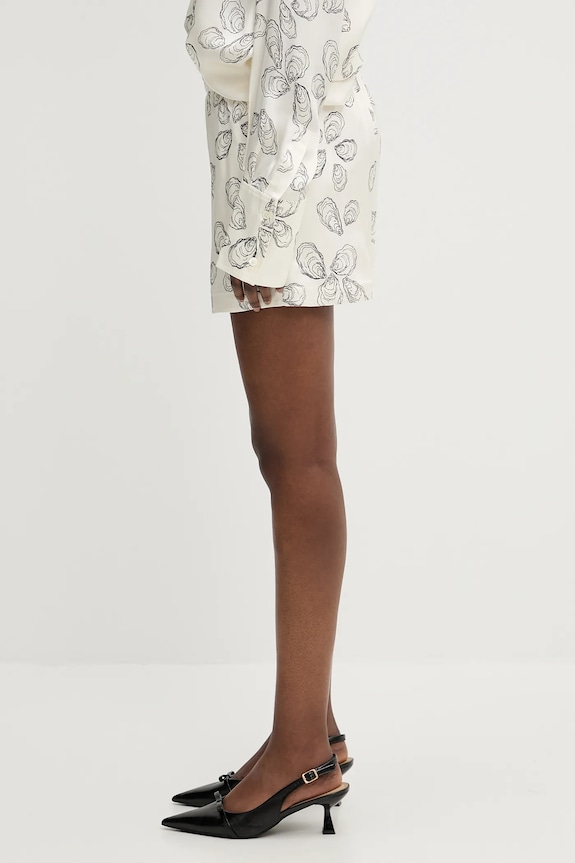 Anine Bing silk shorts Kam Short A.05.11007 beige AA00