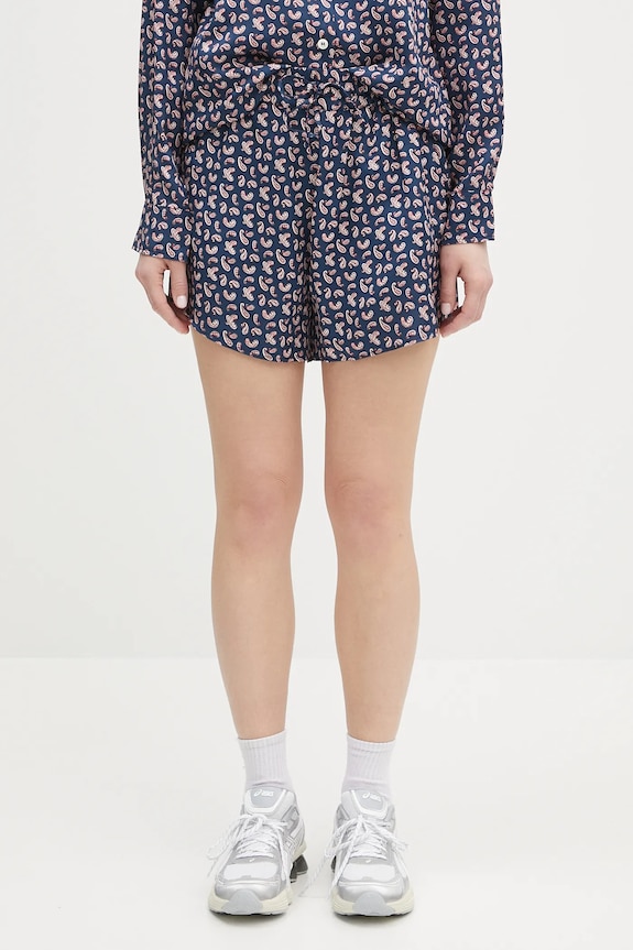 A.P.C. pantaloncini Short Audrey altri blu navy VIALN.F10208