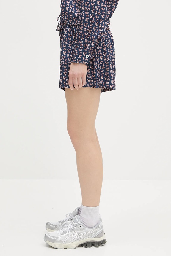 A.P.C. pantaloncini Short Audrey VIALN.F10208 blu navy SS25