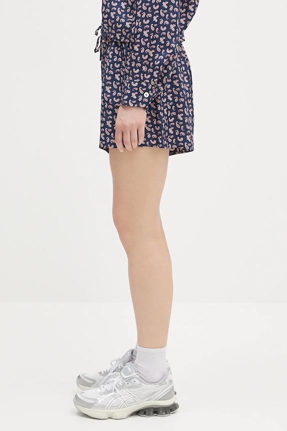 A.P.C. pantaloncini Short Audrey VIALN.F10208 blu navy SS25