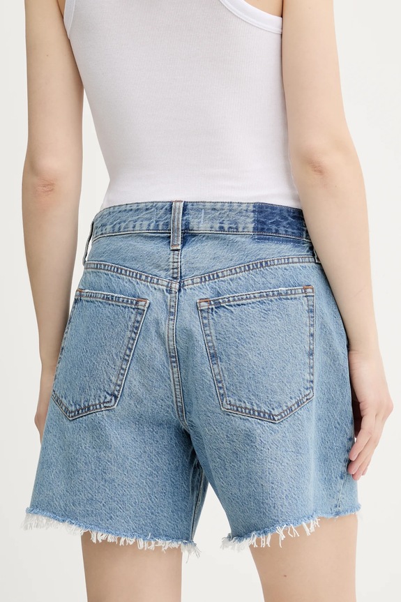 Îmbrăcăminte Abercrombie & Fitch pantaloni scurți jeans KI149.5146.279 albastru