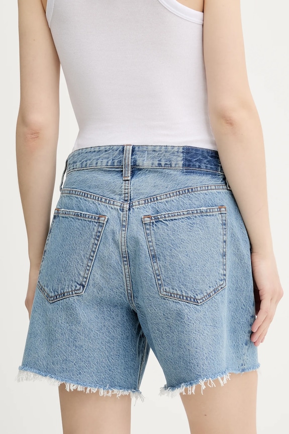 Îmbrăcăminte Abercrombie & Fitch pantaloni scurți jeans KI149.5146.279 albastru