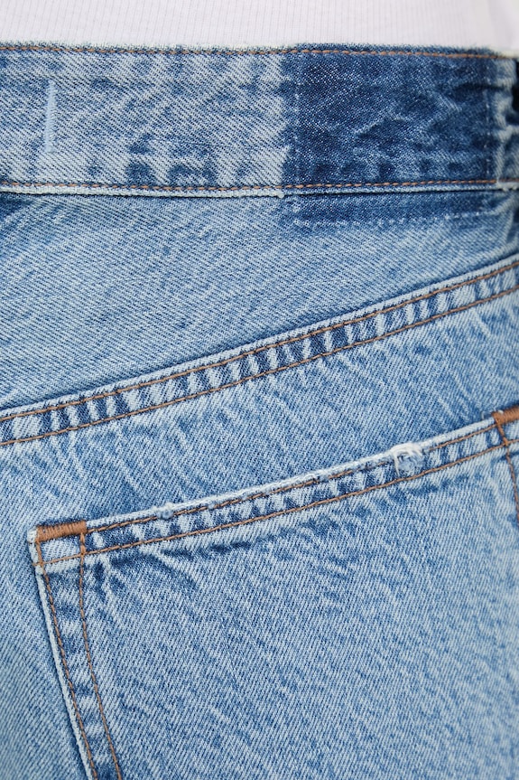 Abercrombie & Fitch pantaloni scurți jeans albastru KI149.5146.279