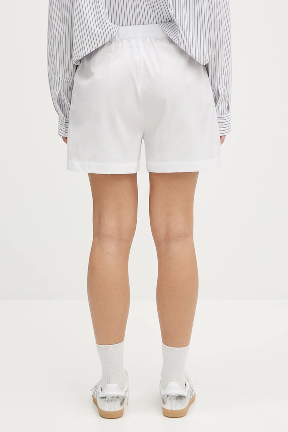 Clothing Sporty & Rich cotton shorts Vendome Poplin SH012606205WH01 white