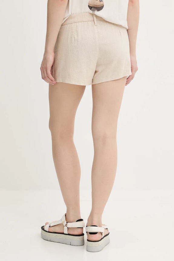 Ρούχα Σορτς από λινό Hollister Co. KI349.5124.110 μπεζ