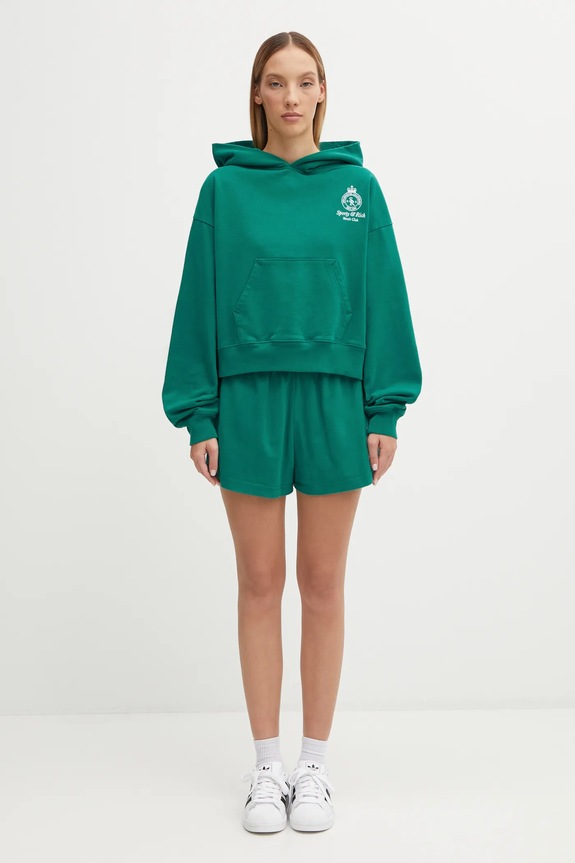 Kraťasy Sporty & Rich Crown Tennis Embroidered Disco SH037621304GR03 zelená