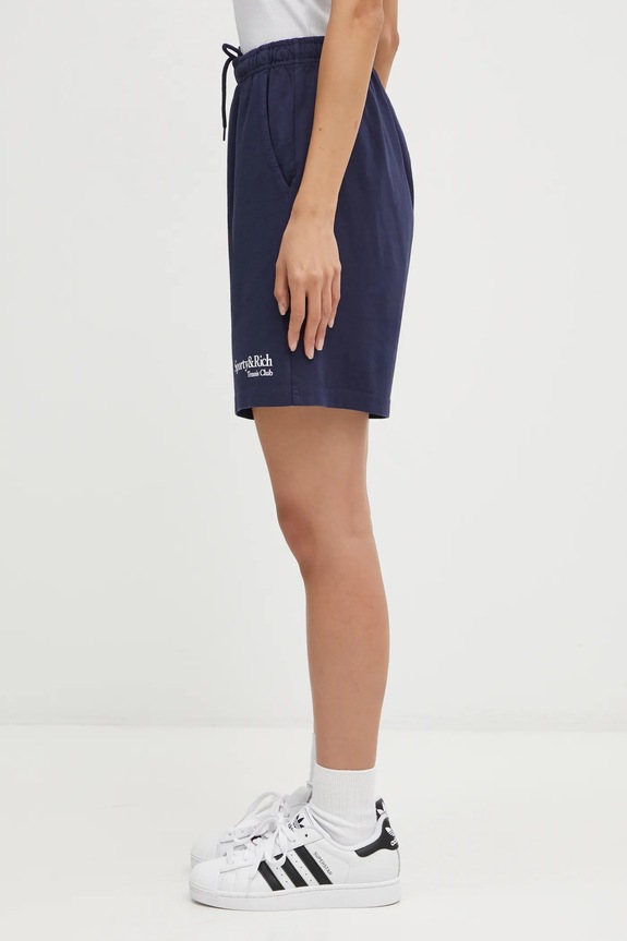 Bavlněné šortky Sporty & Rich Play Tennis Gym SH039621425BL106 námořnická modř AW25