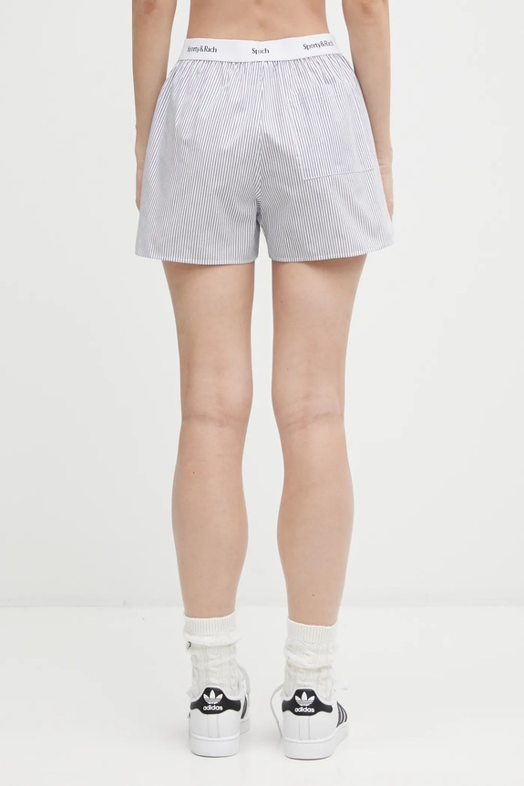 Clothing Sporty & Rich cotton shorts Yankees Serif SH004623631ST09 blue