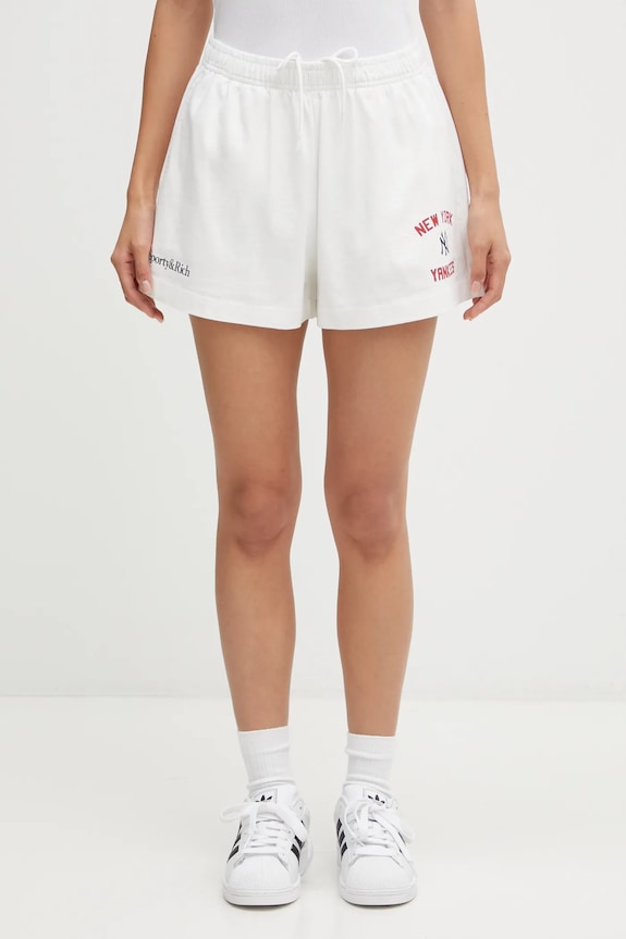 Bavlněné šortky Sporty & Rich Homerun Disco další bílá SH037623632WH01