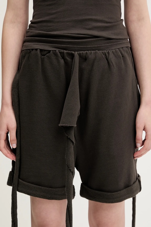 Ottolinger pantaloncini in cotone Otto Rolled Track marrone 115.201615.02
