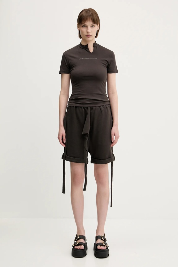 Ottolinger pantaloncini in cotone Otto Rolled Track 115.201615.02 marrone
