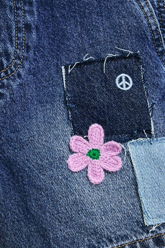 Otroške farmerke iz jeansa Desigual 25SGDD04 modra
