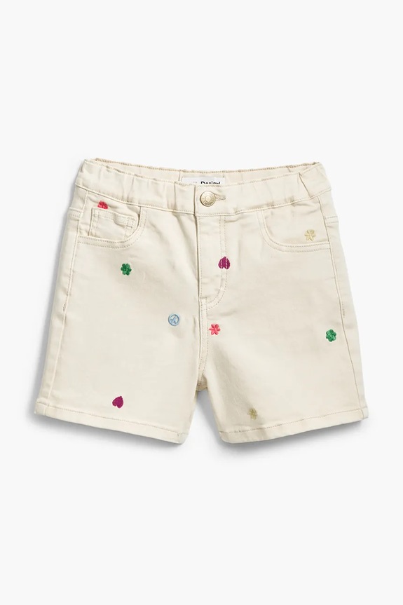 Otroške kratke hlače iz jeansa Desigual 25SGPW03 bež SS25