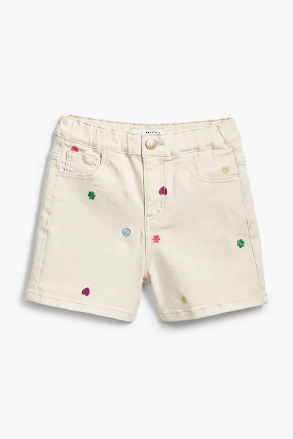 Otroške kratke hlače iz jeansa Desigual 25SGPW03 bež SS25