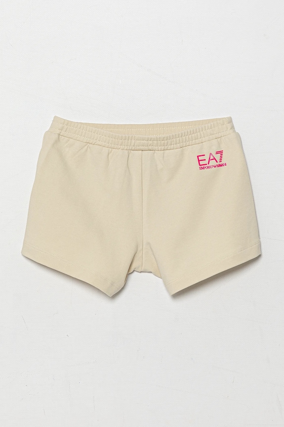 Otroške kratke hlače EA7 Emporio Armani 7G000047.AF13135 bež SS25