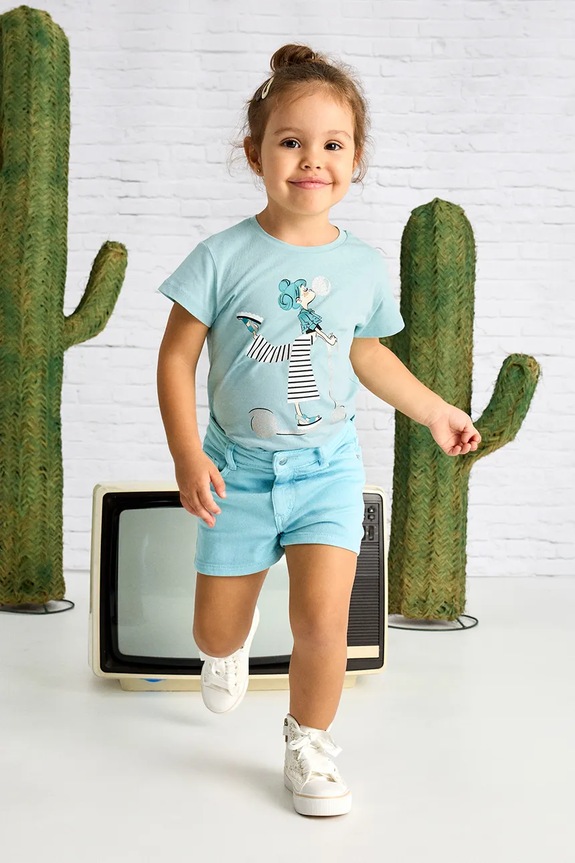 Mayoral shorts bambino/a tessuto turchese 234.6F.Mini.PPYA