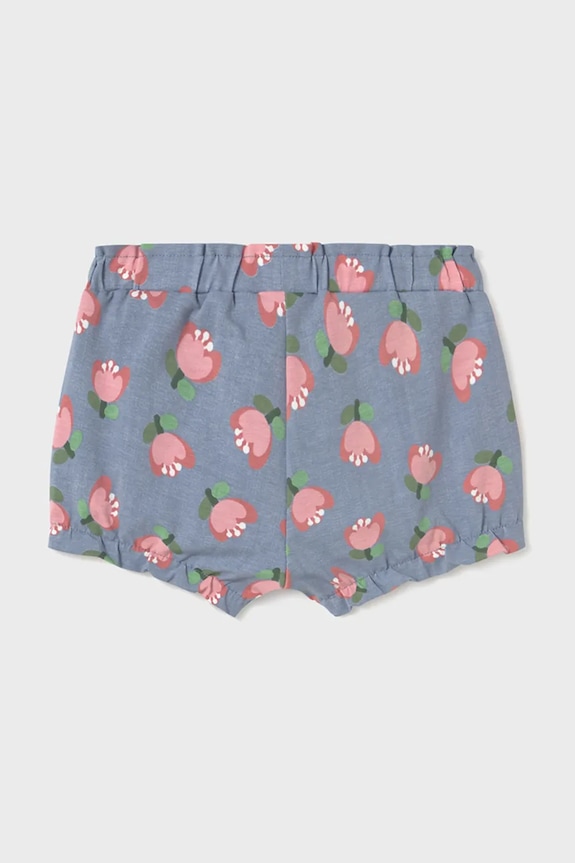 Mayoral pantaloni scurți din bumbac pentru copii 1228.4M.Baby.PPYA albastru SS25