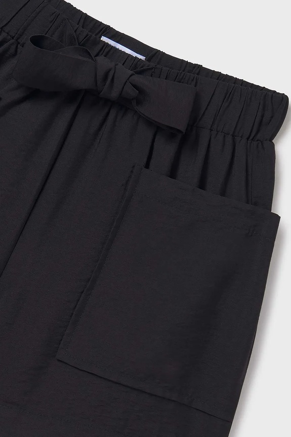 Παιδικό σορτς Mayoral μαύρο 6216.8D.Junior.PPYA