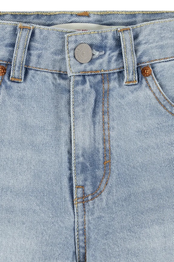 Παιδικό σορτς τζιν Levi's MINI MOM SHORT W EMBROIDER 4EM218