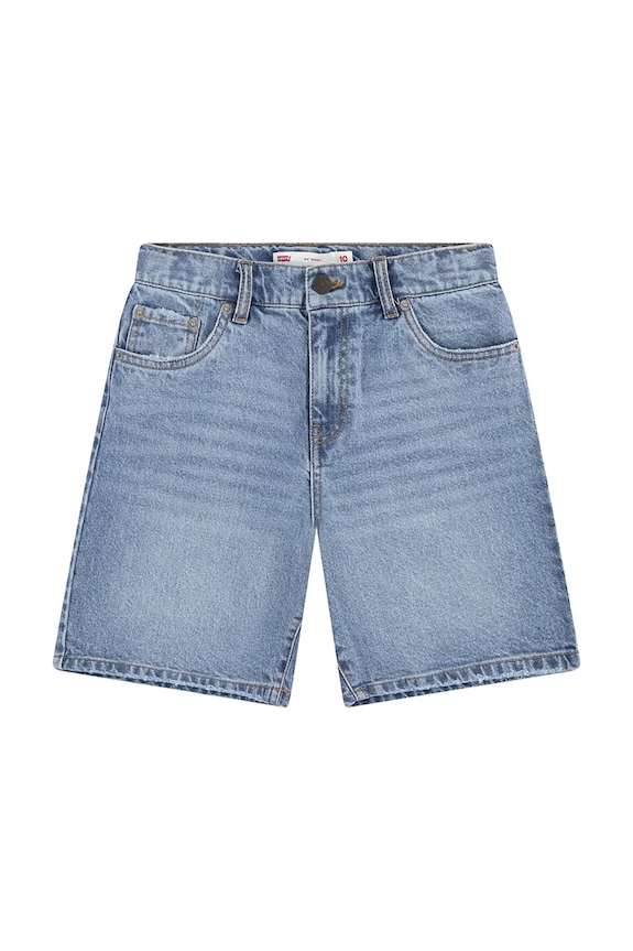 Otroške kratke hlače iz jeansa Levi's 94 BAGGY SHORT modra 3EM221